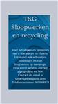 T&G stacaravan sloopwerken en recycling