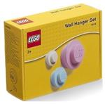 Lego Wall Hanger Set 4016 Roze Blauw Wit