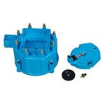 GM V8 verdeelkap & rotor kit blauw