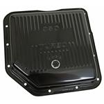 Transmission Pan, Stock, Steel, Black Powdercoated, Finned, TH350, Buick, Chevy, GMC, Olds, Pontiac