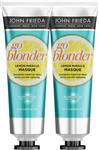 John Frieda Go Blonder Haarmasker Voor Blond Haar - Voordeelbundel - 2 x 100 ml