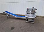 Brimapack Vepack 200-PHH flowpackmachine voor kool met etiketteerder met printer
