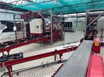 Taks automatische trostomatensysteem met 3 afweegstations compleet met palletiseerder