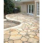 natuurlijke uitstraling terras flagstones Bourgogne