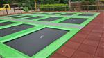 Akrobat Trampolinepark Jump Arena Inground Large, zijopstelling 2-10 trampolines