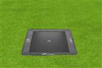 Akrobat Primus Flat to the ground Trampoline 430x305cm Antraciet