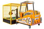 Funty Kiddyride Excavator outdoor