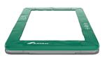 Akrobat Orbit Inground Trampoline rand 335x244cm Groen