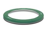 Akrobat Orbit Inground Trampoline rand 430cm Groen