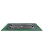 EXIT Dynamic Groundlevel trampoline Rechthoek 305x519cm met Freezone veiligheidstegels Zwart