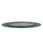 EXIT Dynamic Groundlevel trampoline 427cm met Freezone veiligheidstegels Zwart