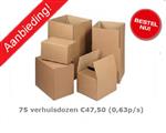 Verhuisdozen IJzersterk 75 stuks slechts €47,50.