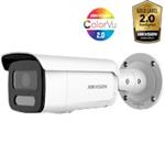 Beveiligingscamera Hikvision DS-2CD2T47G2H-LISU/SL(4MM)(C), ColorVu 2.0 4MP IP Bullet, 2.8mm, audio 