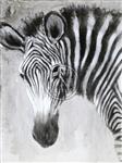 Olieverf schilderij Zebra van Ter Halle