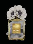 Glasschilderij Coco Chanel Noir | Ter Halle | 137