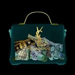 Glasschilderij handtas Yves Saint Laurent | Ter Halle | 707