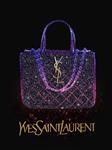 Glasschilderij YvesSaintLaurent tas | 215