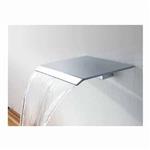 Muuruitloop bad- doucheuitloop waterval chroom Dule