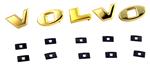Letterset VOLVO goudkleur origineel incl clips Amazon Volvo onderdeel 276377