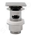 TEA - Omp Tea Wastafelafvoer vierkant-chroom