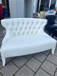 Piet Boon designer loveseat | Witte designbank