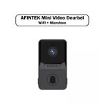 AFINTEK Mini Video Deurbel Met WiFi en Microfoon - Intercom - Nachtmodus - Inclusief app - Inclusief