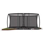 BERG Ultim Pro Bouncer flatground trampoline 500x500cm Deluxe XL Zwart