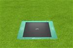 Akrobat Orbit Flat to the ground Trampoline 335x244cm Groen