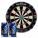 Dartbord Nodor Supamatch 5 inclusief 2 sets dartpijlen
