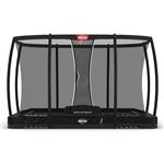 BERG Ultim Champion inground Trampoline rechthoek 330x220cm Deluxe Zwart