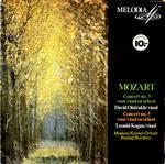 David Oistrach, Leonid Kogan, Wolfgang Amadeus Mozart - Violinconcertos Nr. 3 And 5