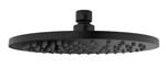 Regendouche matzwart Wiesbaden Black Round