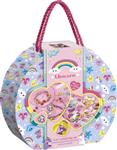 Totum Unicorn knutselkoffer 2 in 1 regenboog armbandjes maken & diamond painting - knutselen sierade