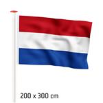 NR 105: Nederlandse vlag 200x300 cm standaard blauw