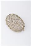 Gouden broche met vele diamanten