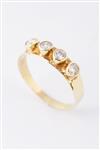 Gouden ring met 4 briljanten