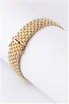 Gouden milanese schakel armband