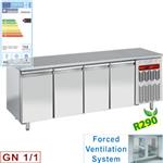 TG4N/H-R2 - GEVENT. KOELTAFEL 4 DEUREN GN1/1 550L