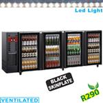 TAVT/4G-R2 - FLESSENKOELER 4 GLAZEN DEUREN, 783 LITERS