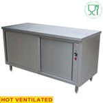 TE147/B - VERWARMDE WERKTAFELKAST MET SCHUIFDEUREN