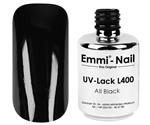 Emmi-Shellac UV/Led Lak All Black L400, 15 ml