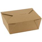 Kraft/PLA take away box 152 x 120 x 63 mm