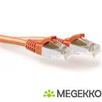 ACT Oranje 30 meter LSZH SFTP CAT6A patchkabel snagless met RJ45 connectoren