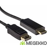 ACT Verloopkabel DisplayPort male naar HDMI-A male  0,50 m