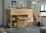 Mael halfhoogslaper - 90x200 - Eiken - Gami