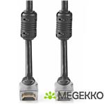 High Speed HDMI-Cable Ethernet | HDMI-connector - HDMI-connector | 2.50 m | Anthracite