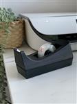 Office Essentials - Plakband Houder - Tape Dispenser - Verzwaard - Zwart - Plakbandhouder