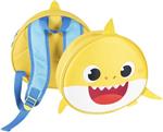 3D-Kinderrugzak Baby Shark Geel (30 x 28 x 9 cm)