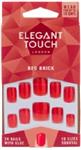 Elegant Touch Red Brick Kunstnagels - pak a 24 stuks