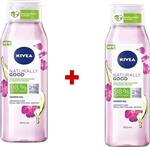 Nivea Shower Naturally Good Geranium Flower 2 x 300 ml